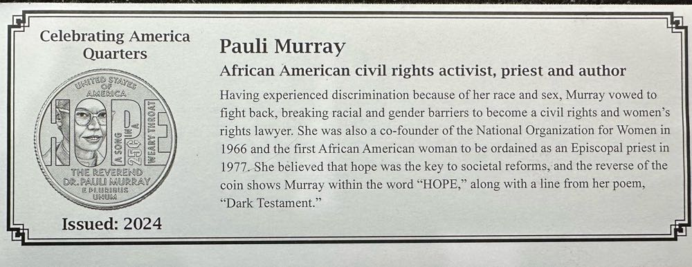 Quarter American Women  coin collectible - Main Image 3