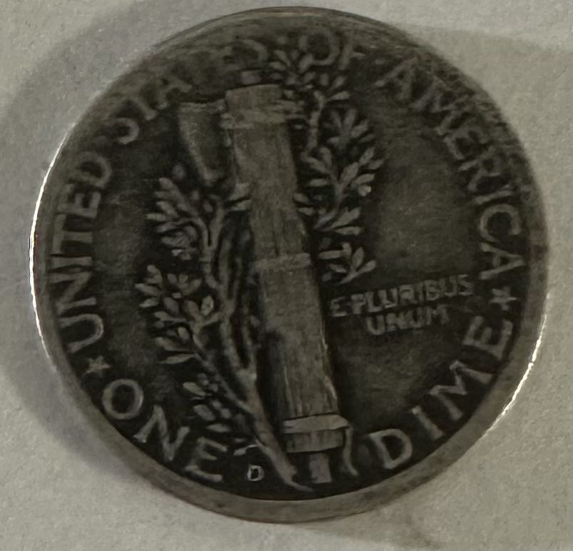 Dime Mercury 1944  coin collectible - Main Image 2