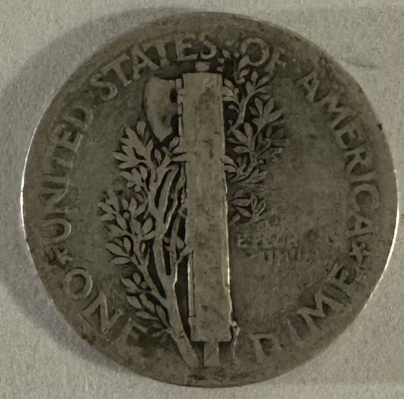 Dime Mercury 1927  coin collectible - Main Image 2