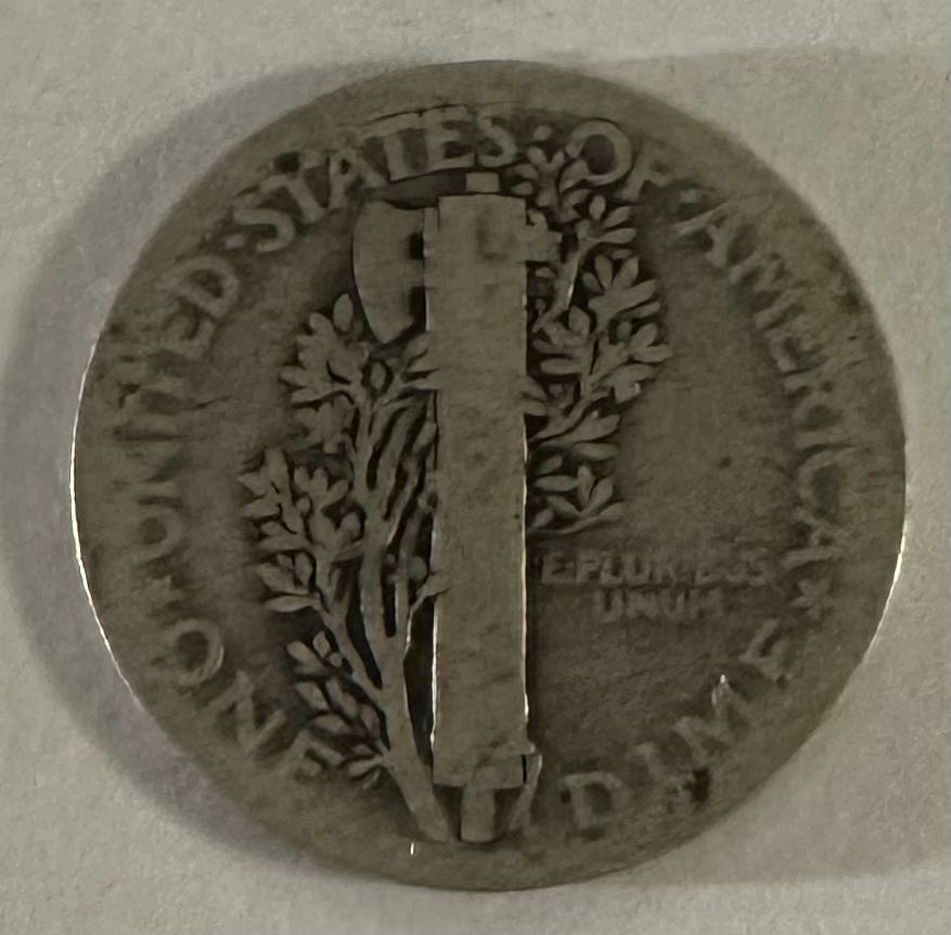 Dime Mercury 1917  coin collectible - Main Image 2
