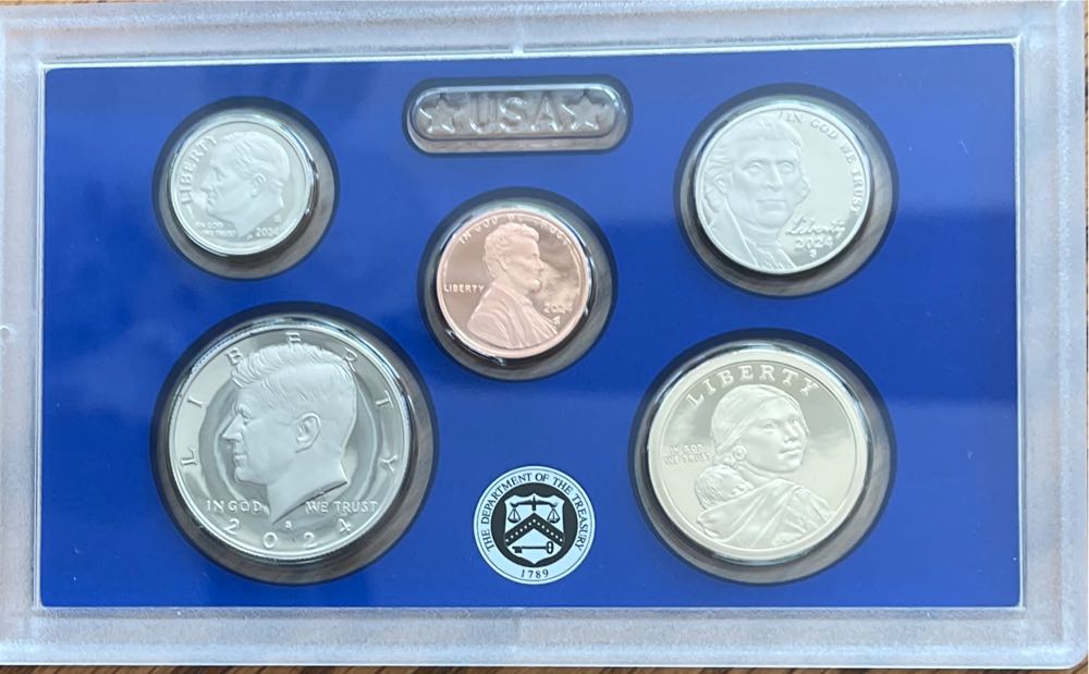 2024 U.S. Mint Proof Set 2024  coin collectible [Barcode 704786560115] - Main Image 2