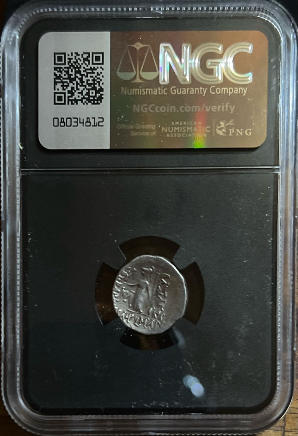 Cappadocian Kingdom Silver Drachm - Arlobarzanes 1,96-66/3 BC Vaultbox 6  coin collectible - Main Image 2