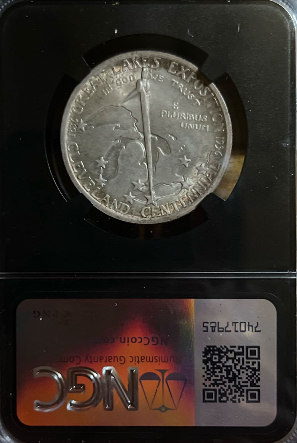 Cleveland Commemorative Half Dollar - 1936 Vaultbox 5  coin collectible - Main Image 2