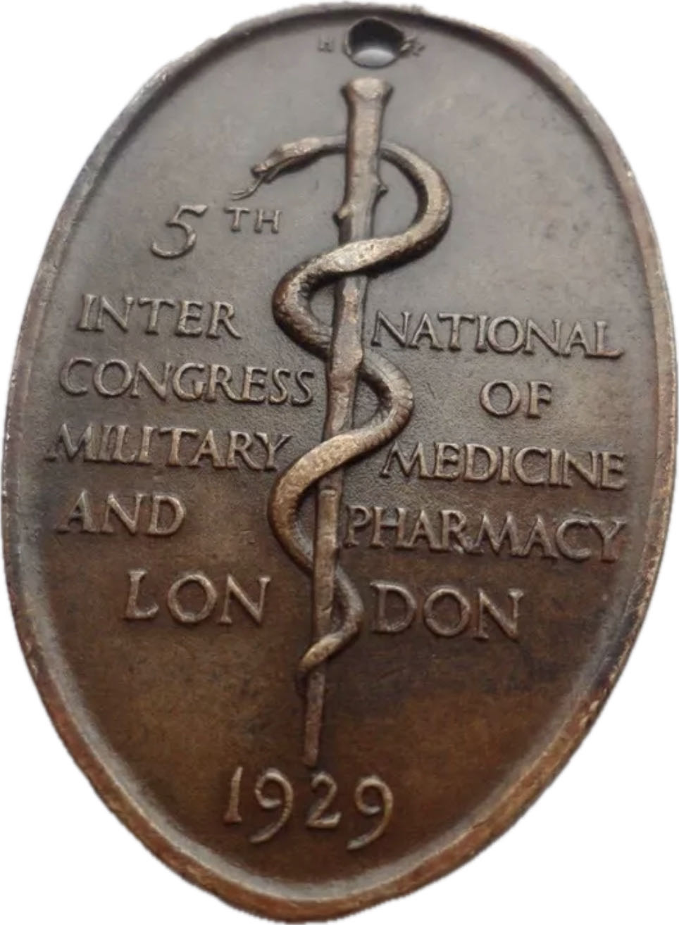 5th International Congress of Military Medicine and Pharmacy Medallion  coin collectible - Main Image 2