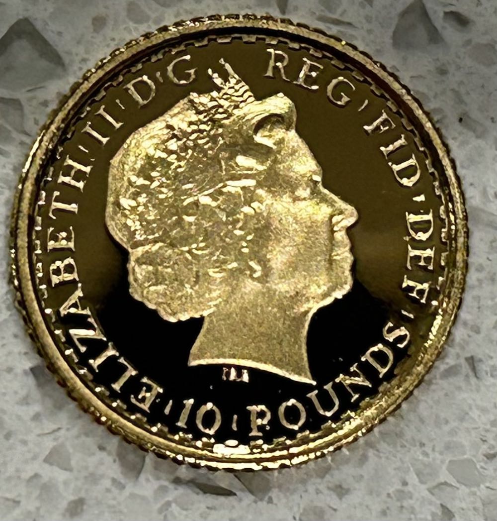 2003 Britannia - Proof 1/10th Gold  coin collectible - Main Image 2