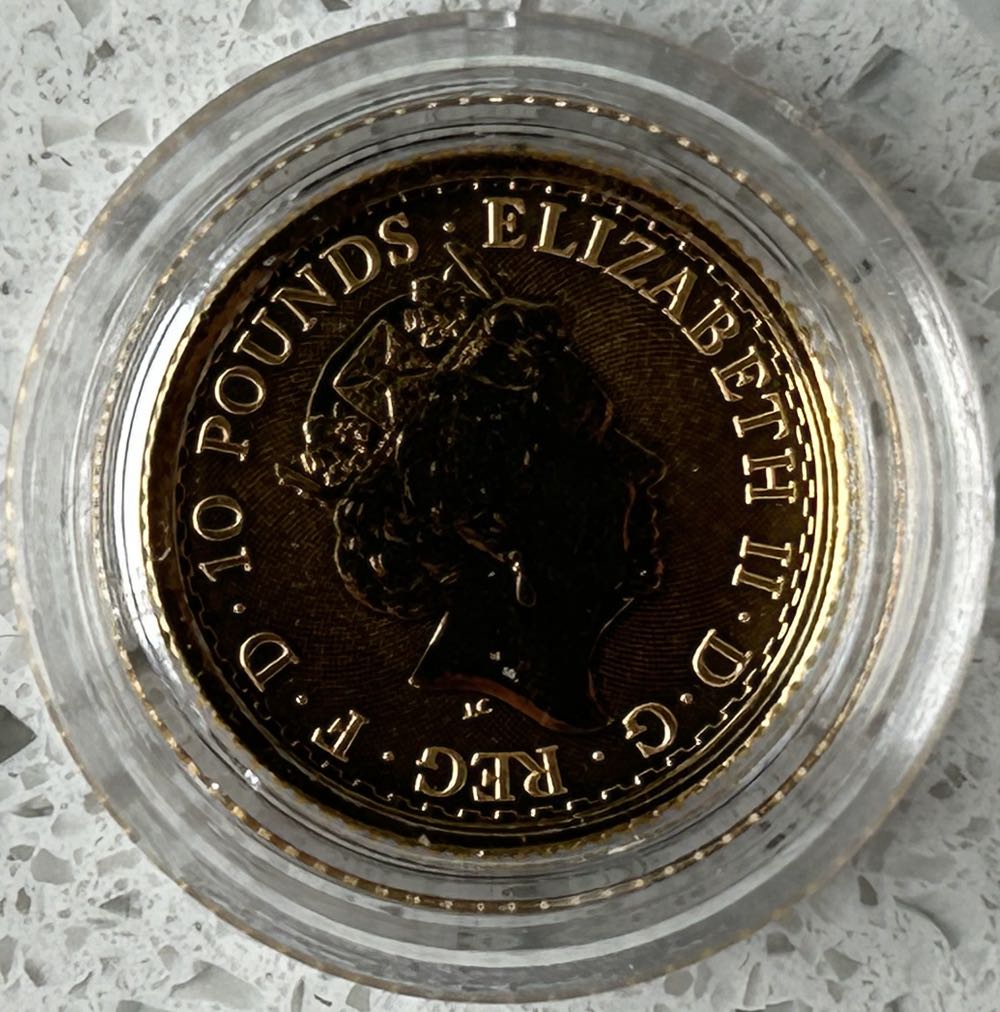 2020 Britannia -Proof 1/10th Gold  coin collectible - Main Image 2