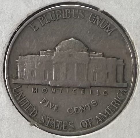 Jefferson Nickel 1942  coin collectible - Main Image 2