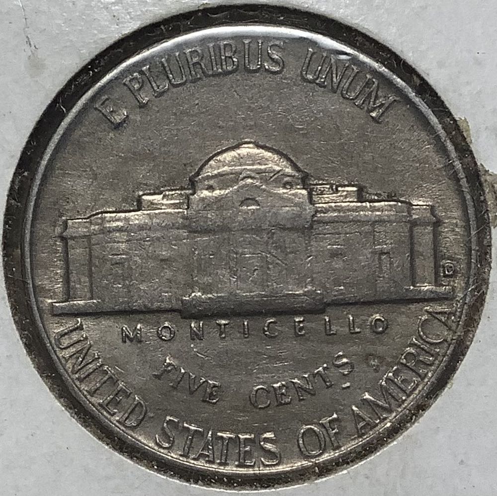 Jefferson Nickel 1947.D  coin collectible - Main Image 2