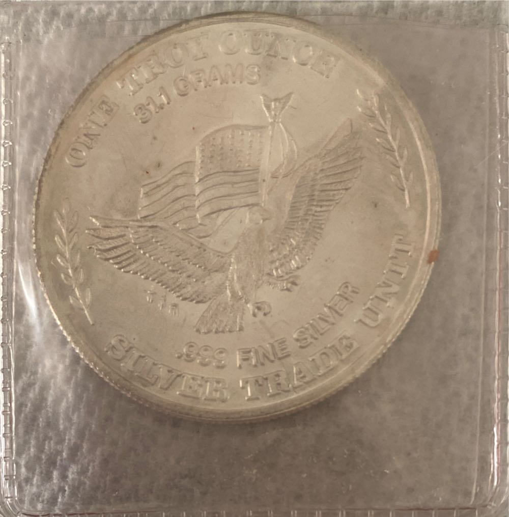 U.S. Assay One Troy Ounce Silver Trade Unit  coin collectible - Main Image 2