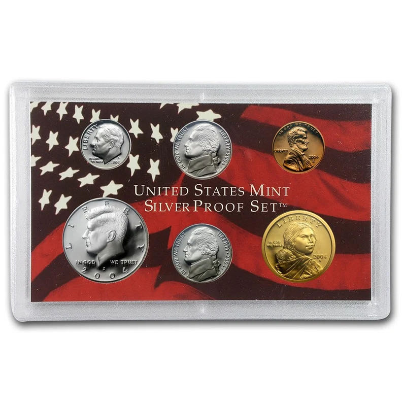 2004 United States Mint Silver Proof Set 2004  coin collectible [Barcode 704785043558] - Main Image 3