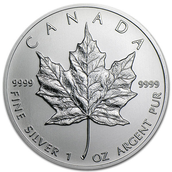Canadian Silver Maple Leaf 1999  coin collectible - Main Image 2