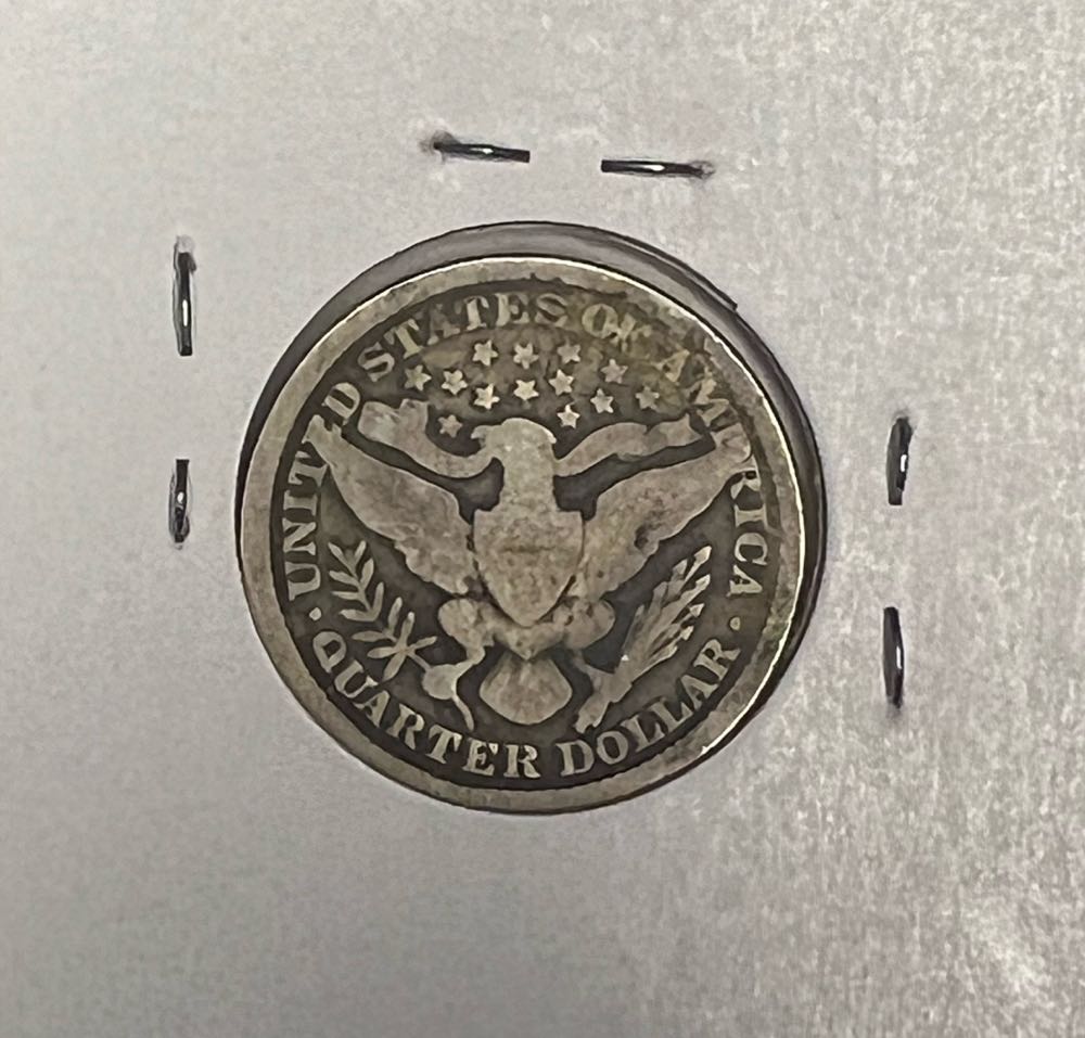 Barber Quarter 1895 coin collectible - Main Image 2
