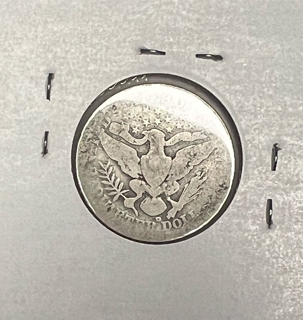 Barber Quarter 1907-D  coin collectible - Main Image 2