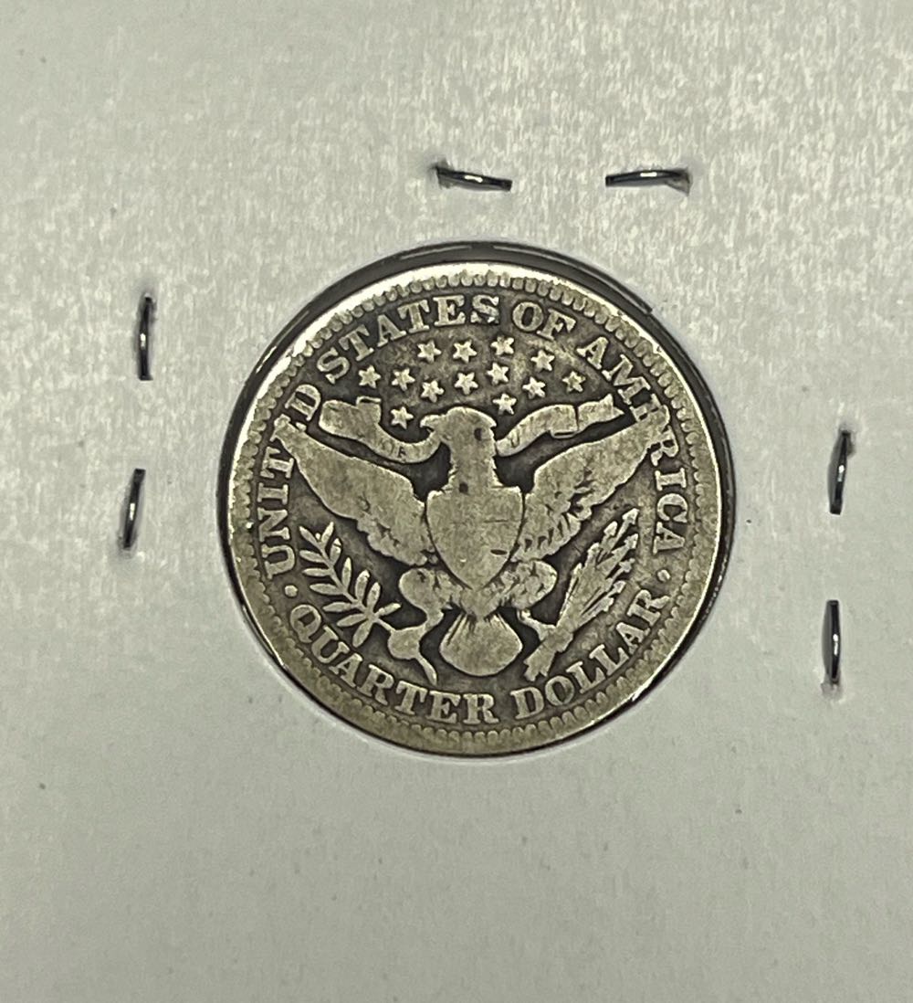 Barber Quarter 1910  coin collectible - Main Image 2