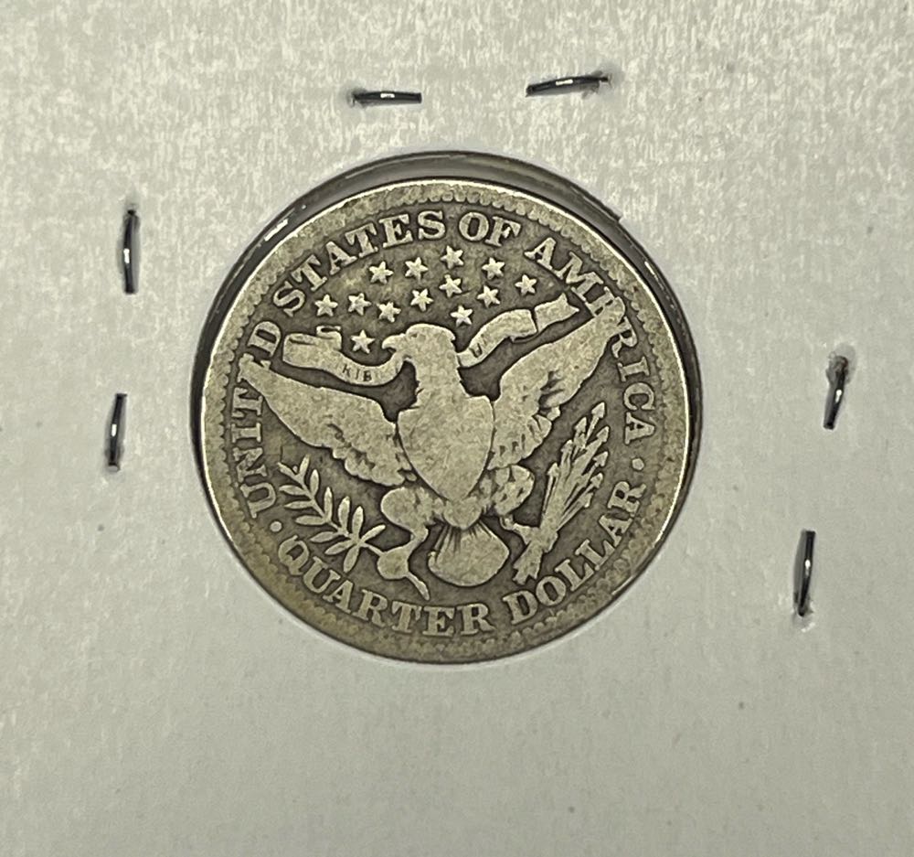 1912 Barber Quarter  coin collectible - Main Image 2