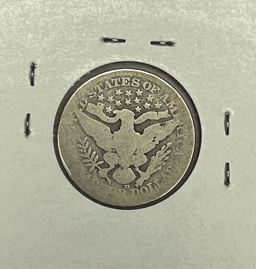 Barber Quarter 1915-D  coin collectible - Main Image 2