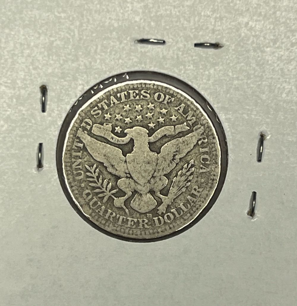 Barber Quarter 1916-D  coin collectible - Main Image 2