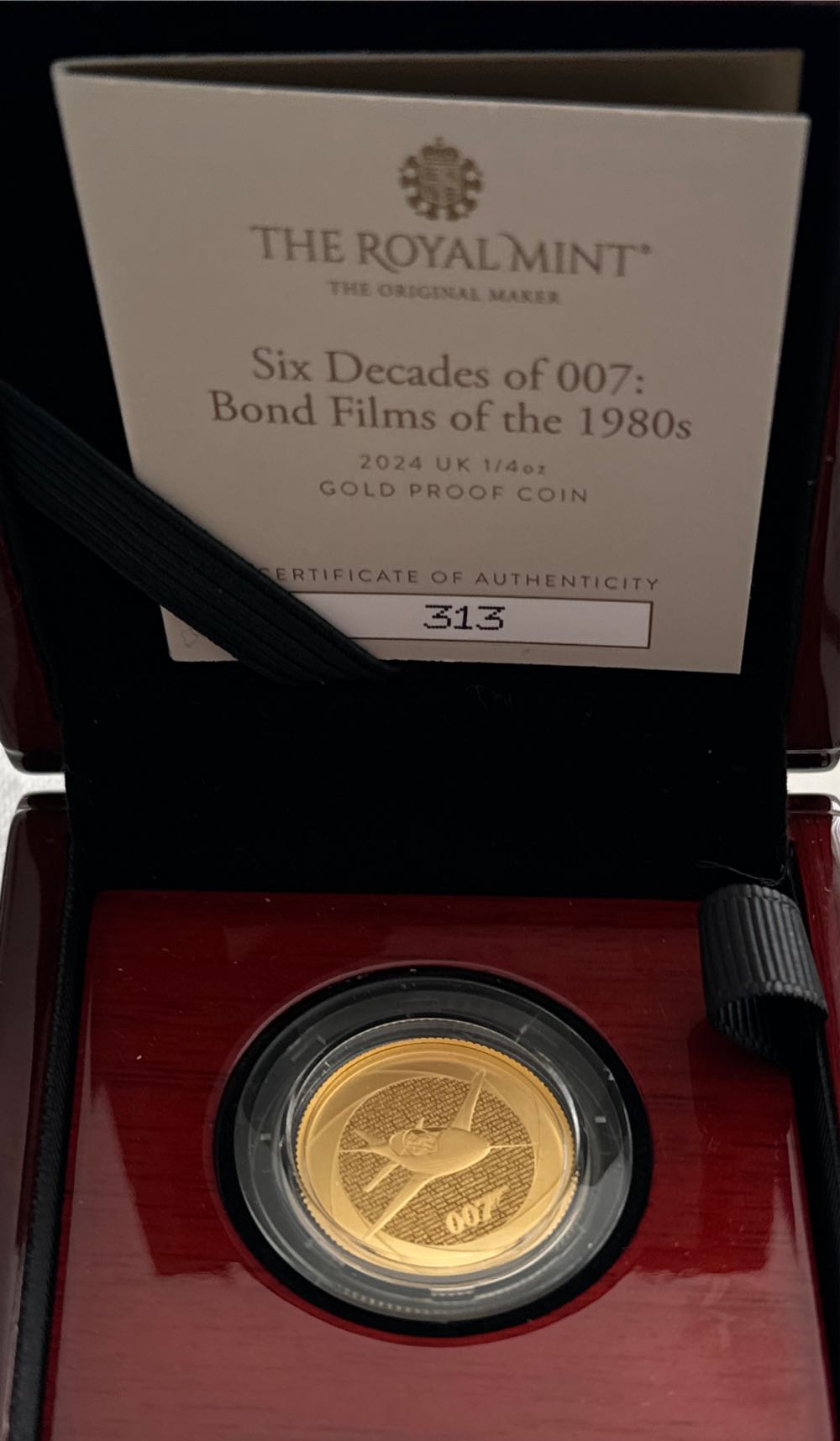 Six Decades Of 007: Bond Films Of The 1980’s  coin collectible [Barcode 5026177657392] - Main Image 2