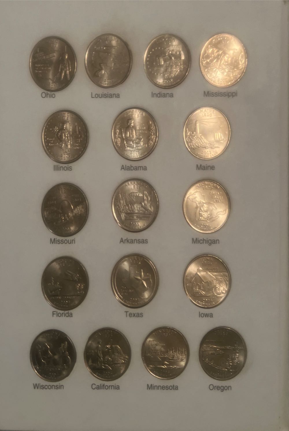 Fifty State. Commemoratvie Quarter Set  coin collectible - Main Image 3