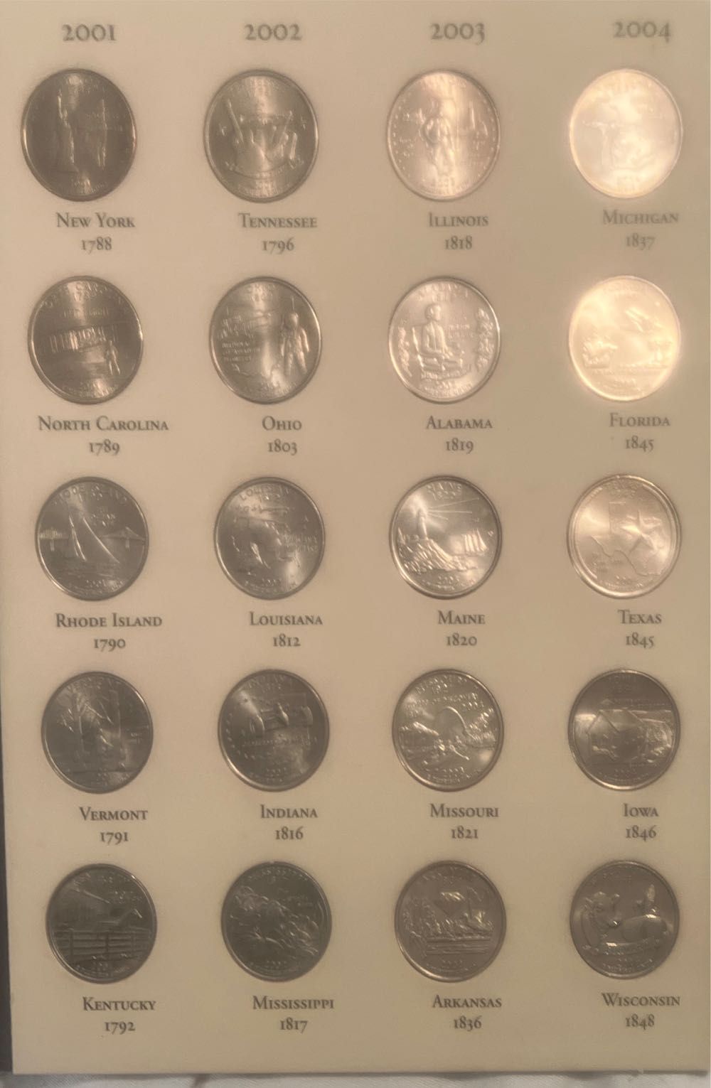 The Fifty  State Commemorative Series 1999-2008  coin collectible - Main Image 3