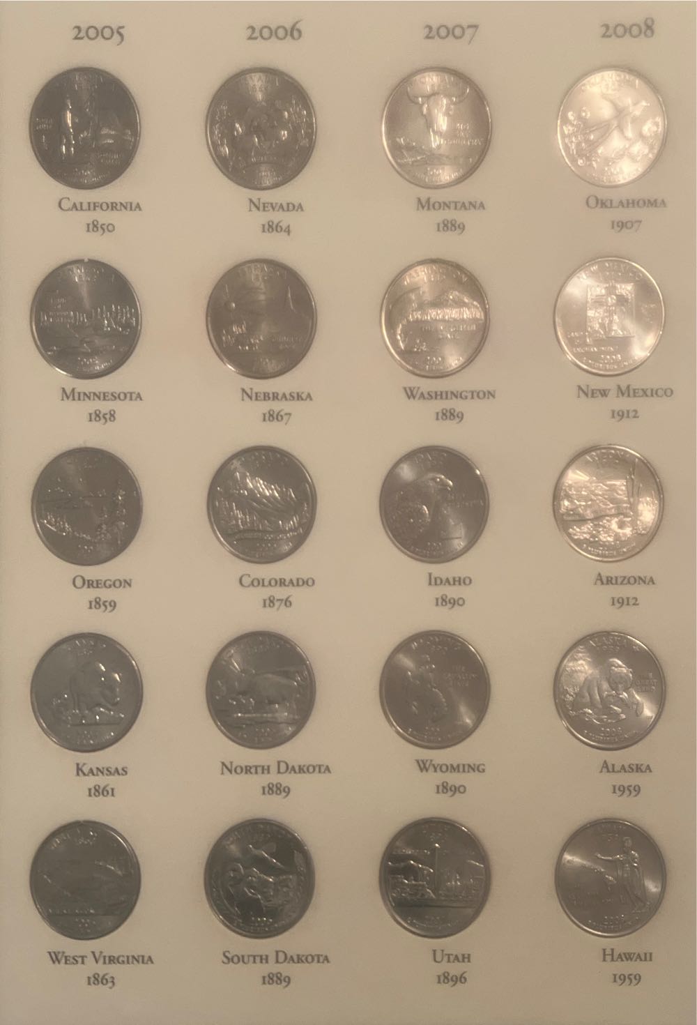 The Fifty  State Commemorative Series 1999-2008  coin collectible - Main Image 4