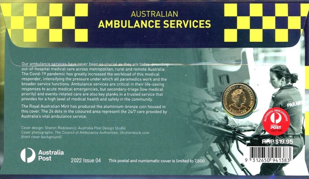 $2 2021C | Ambulance  coin collectible - Main Image 4