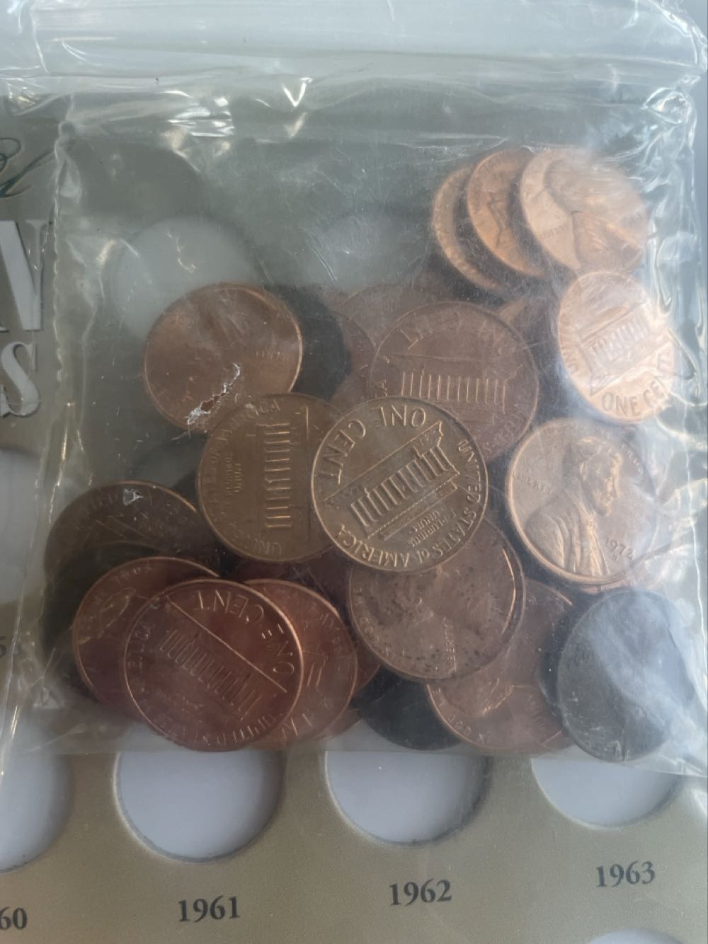 50 Lincoln Cents  coin collectible - Main Image 2