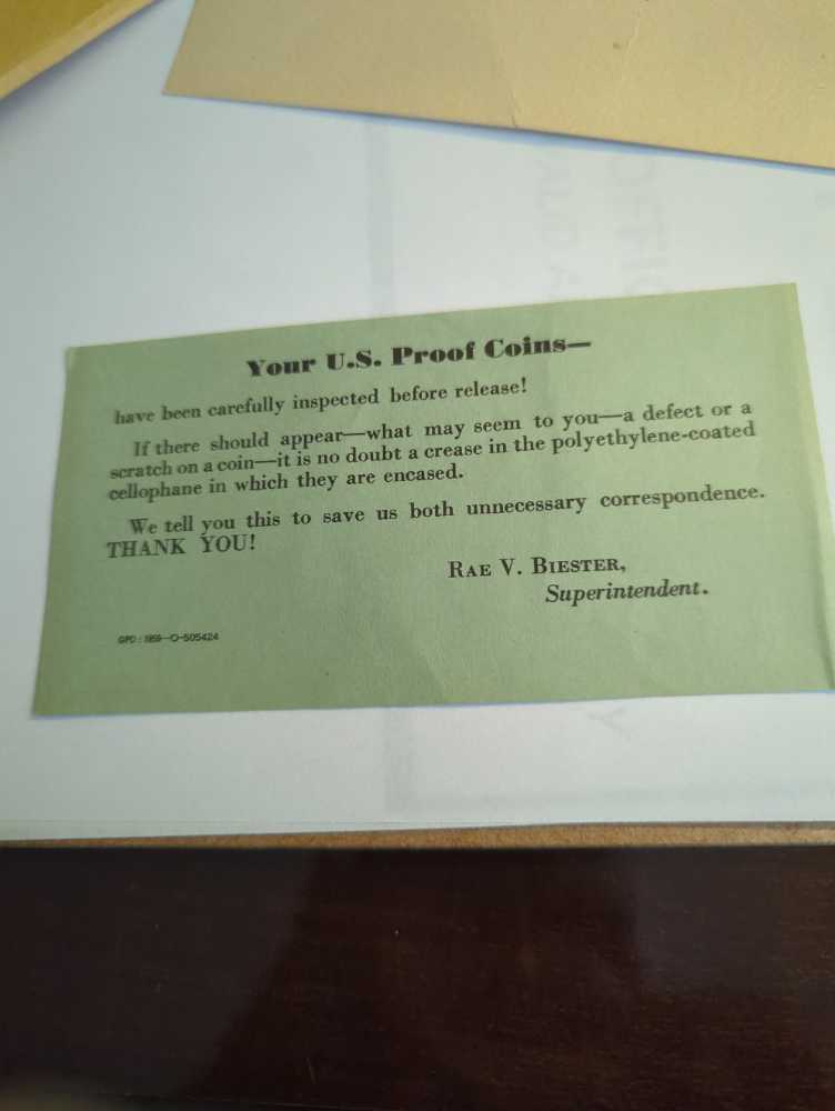 United States Proof Set 1959  coin collectible - Main Image 4