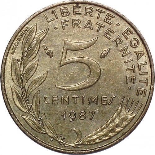 France 5 Centimes  coin collectible - Main Image 2