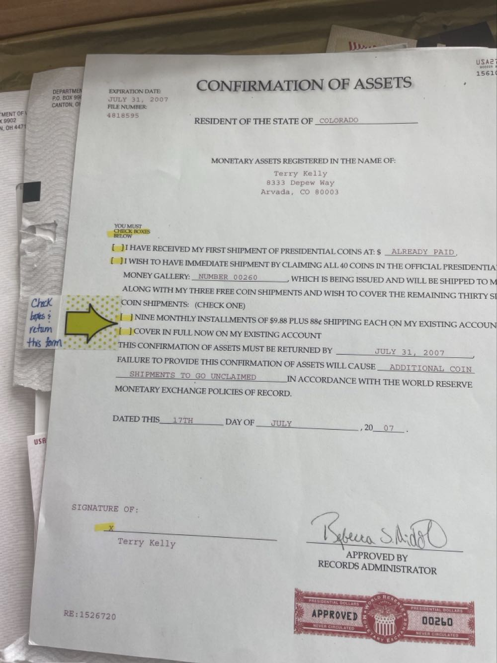 Documents Random   coin collectible - Main Image 3