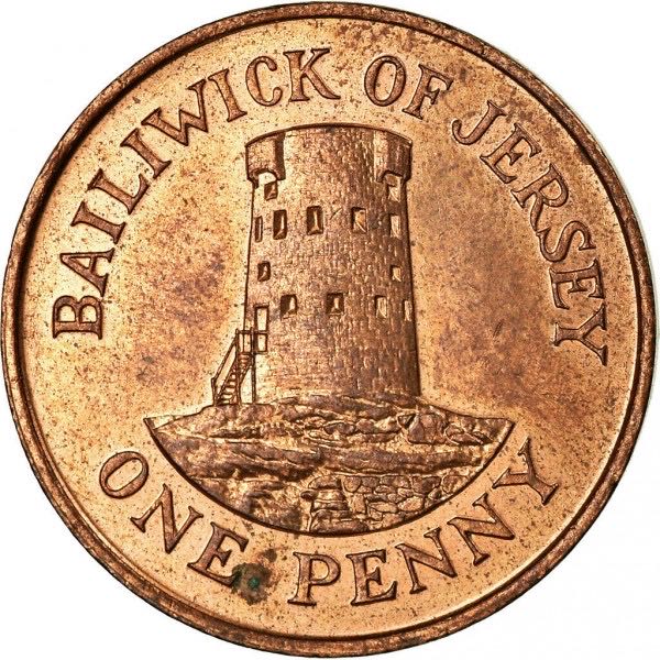 Jersey 1 Penny  coin collectible - Main Image 2