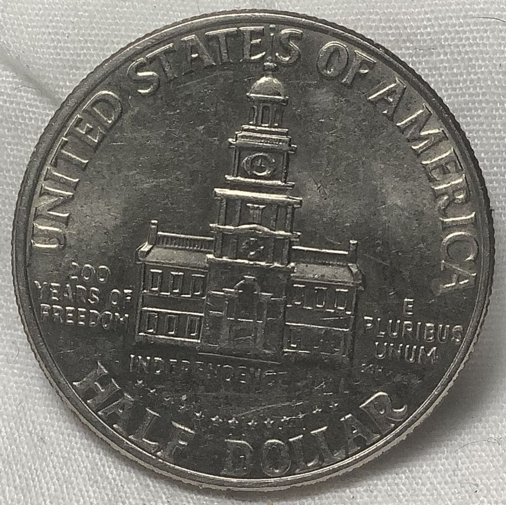 Kennedy Half Dollar 1976D  coin collectible - Main Image 2