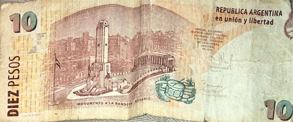 10 Pesos  coin collectible - Main Image 2