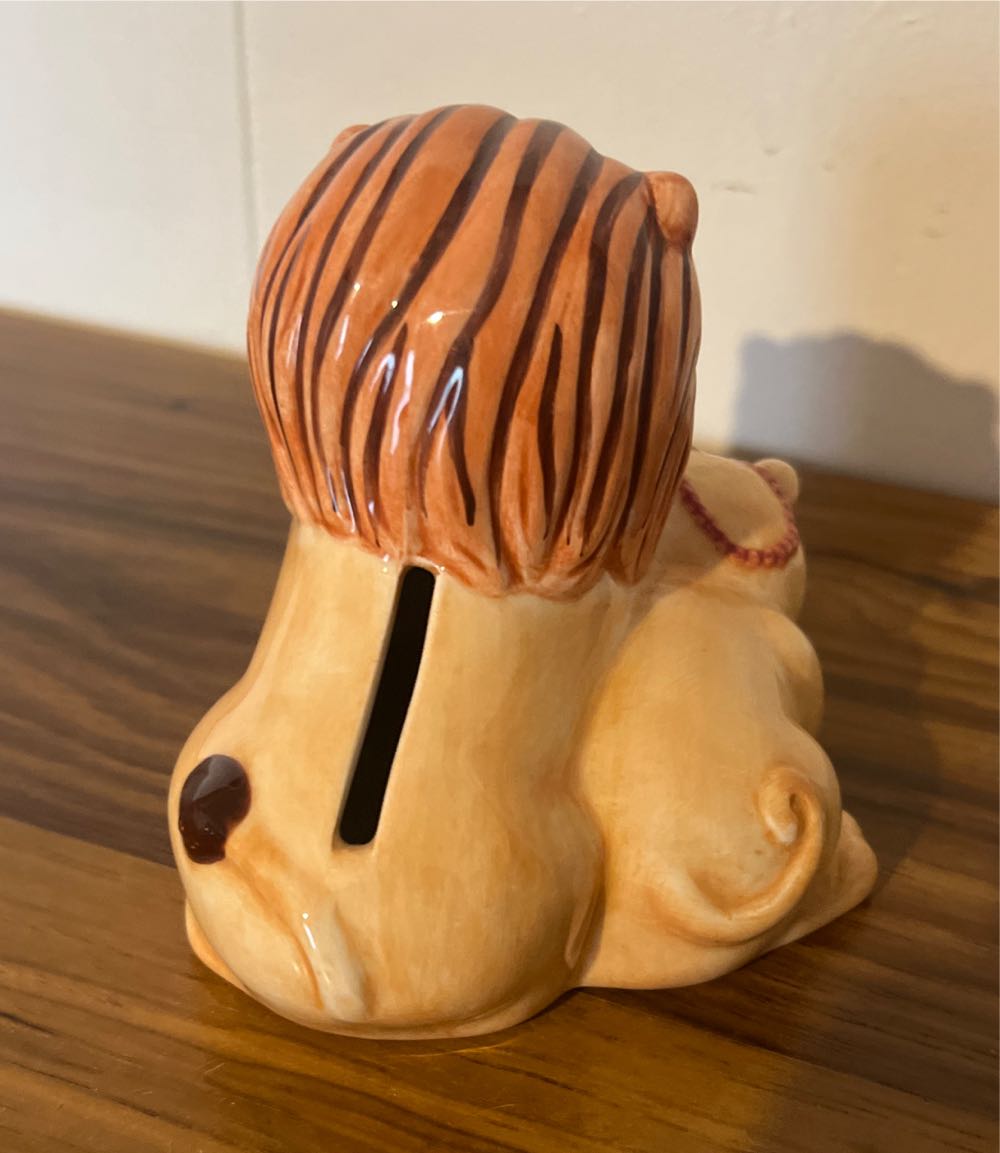 Happy Lion King & Cub Coin Bank Figurine Small 3.5” Collectable  coin collectible - Main Image 2