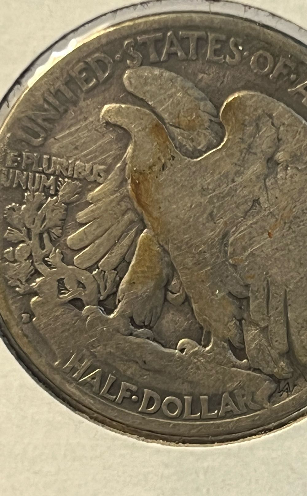 Walking Liberty Half Dollar 1927 S  coin collectible - Main Image 3