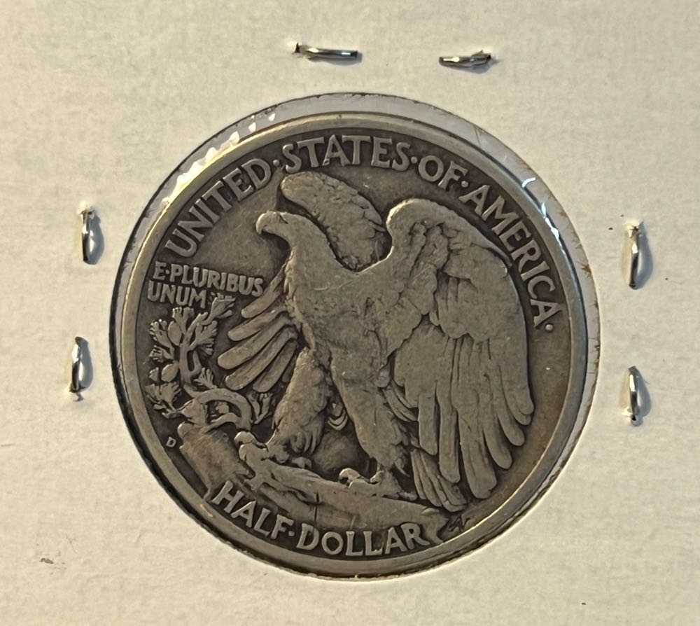 Walking Liberty Half Dollar 1941 D  coin collectible - Main Image 2