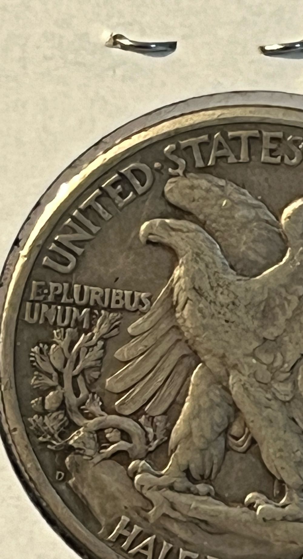 Walking Liberty Half Dollar 1945 D  coin collectible - Main Image 3