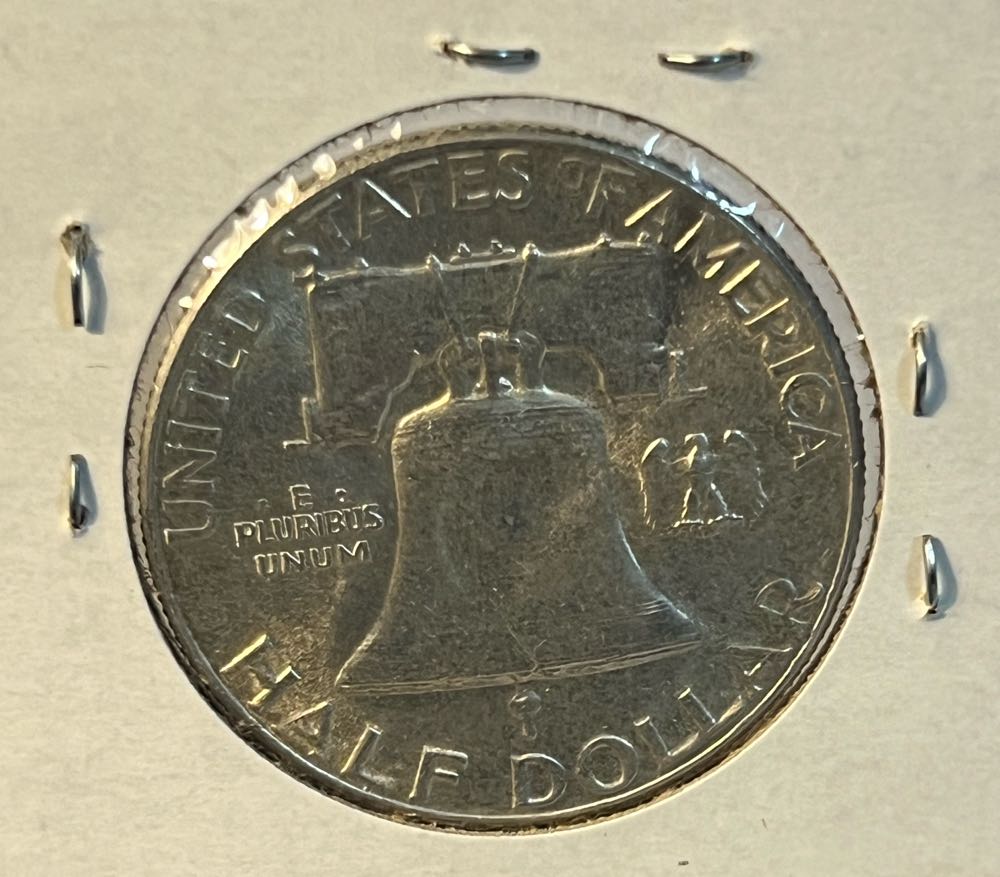 Franklin Half Dollar 1955  coin collectible - Main Image 2