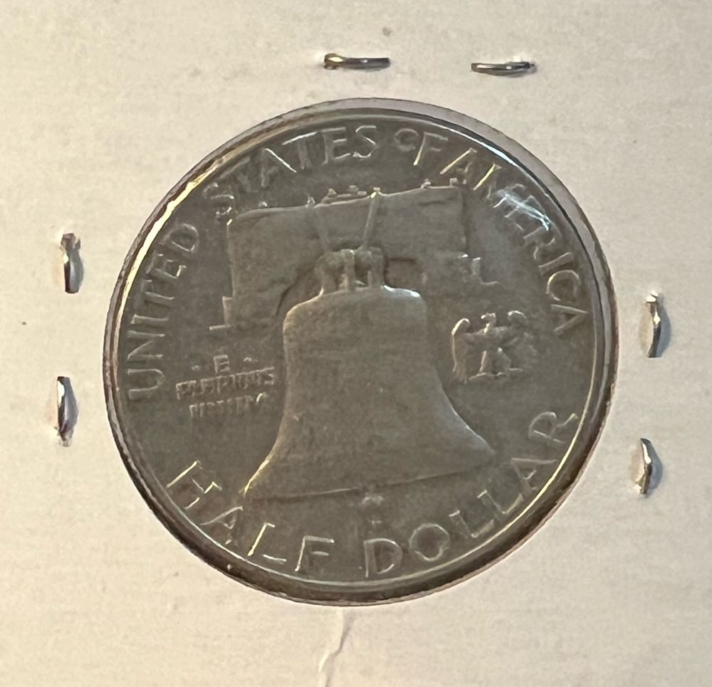 Franklin Half Dollar 1955  coin collectible - Main Image 2