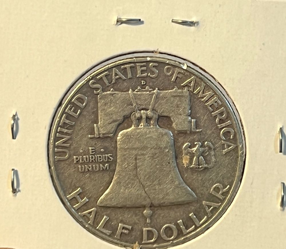 Franklin Half Dollar 1957  coin collectible - Main Image 2