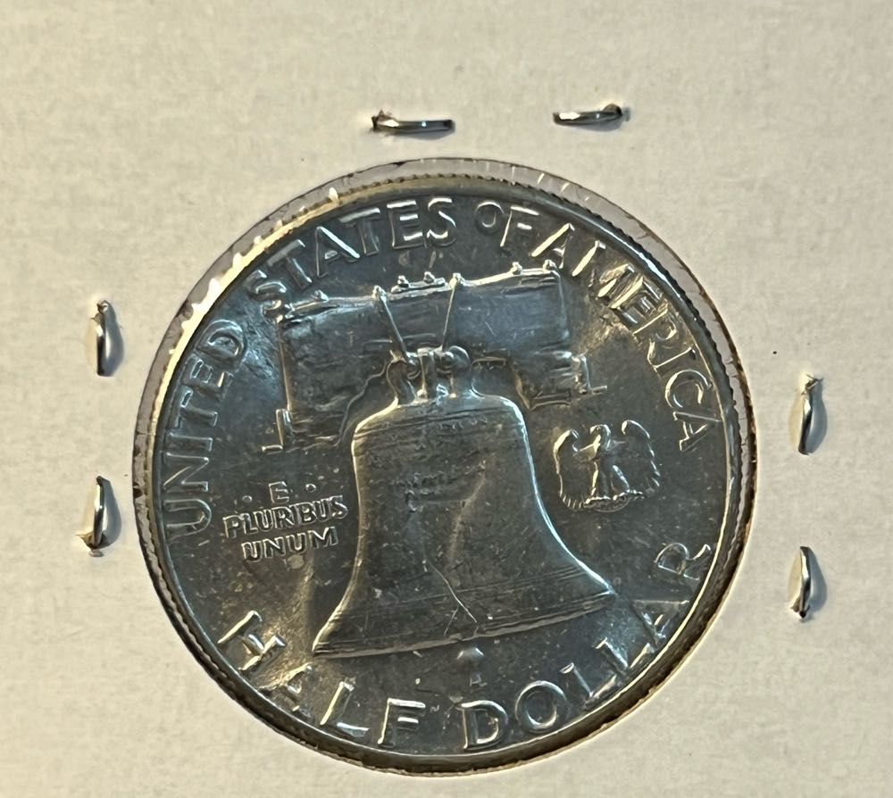 Franklin Half Dollar 1961  coin collectible - Main Image 2