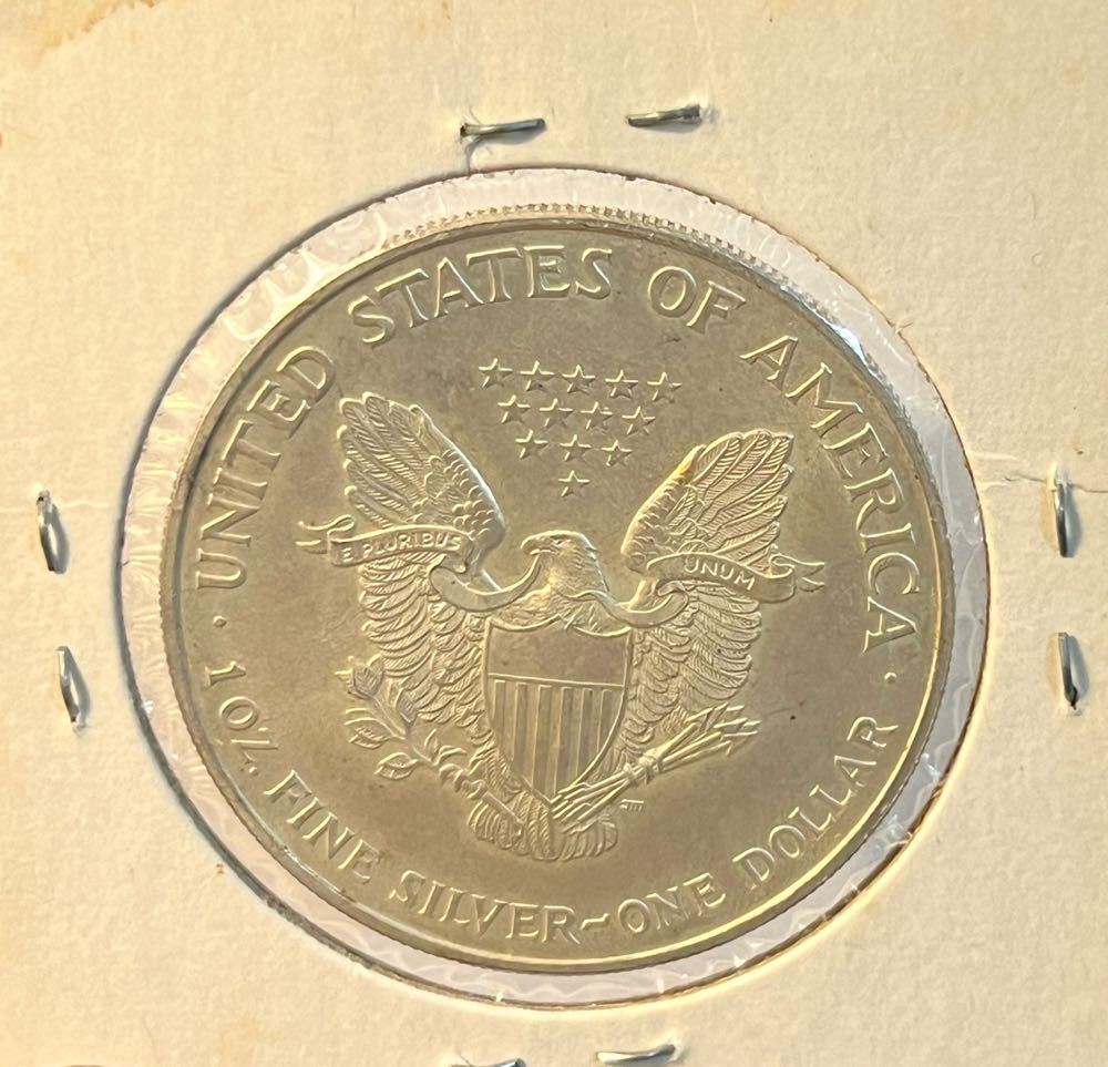 Silver American Eagle 1995  coin collectible - Main Image 2