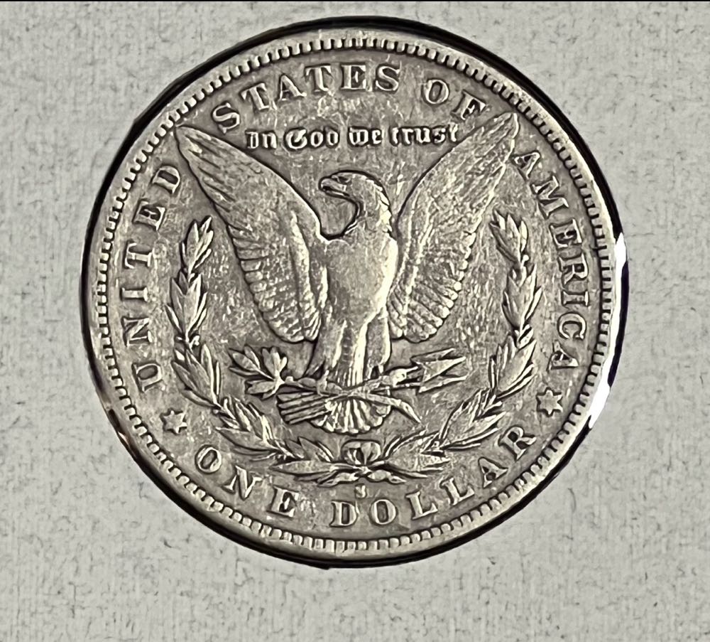 Morgan Silver Dollar 1880 S  coin collectible - Main Image 2