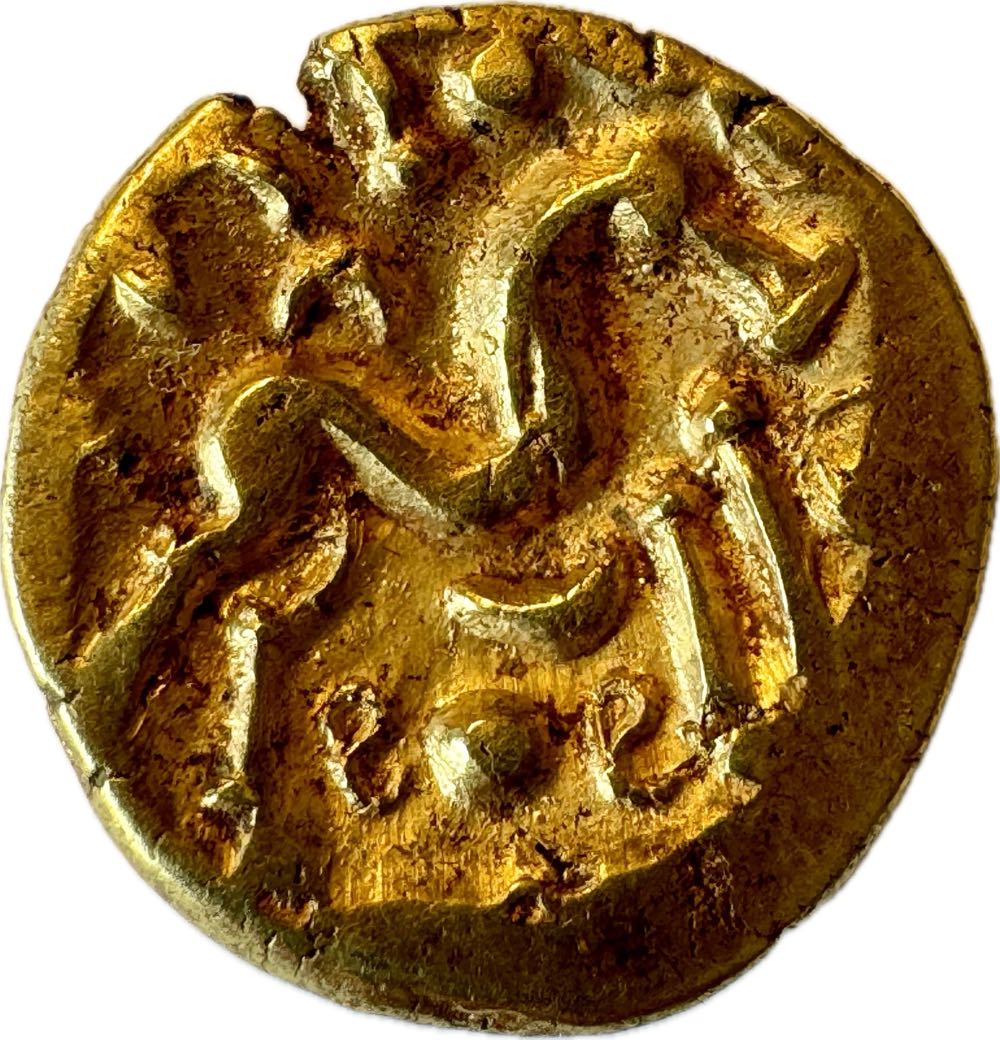 Northeast Gaul. Ambiani. Uninscribed GOLD Stater (Circa 60-30 BC)  coin collectible - Main Image 3