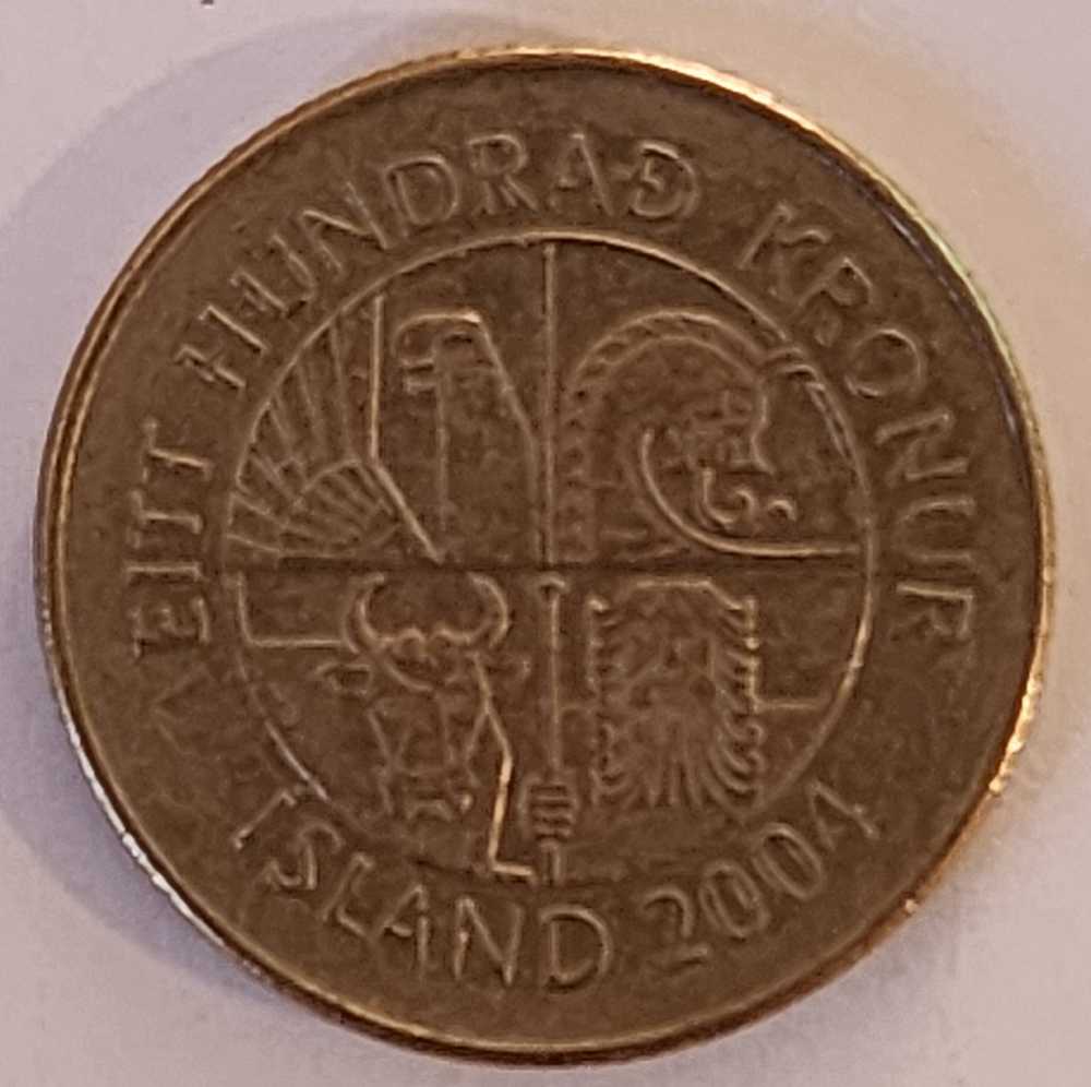 Iceland 100 Kroner  coin collectible - Main Image 2