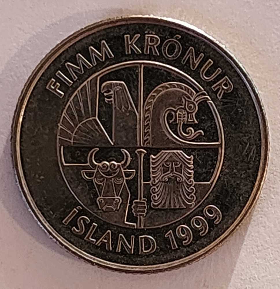 Iceland 5 Kroner  coin collectible - Main Image 2