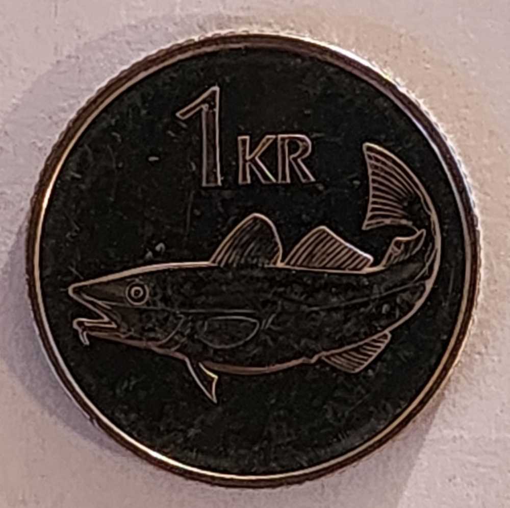 Iceland 1 Kroner  coin collectible - Main Image 2
