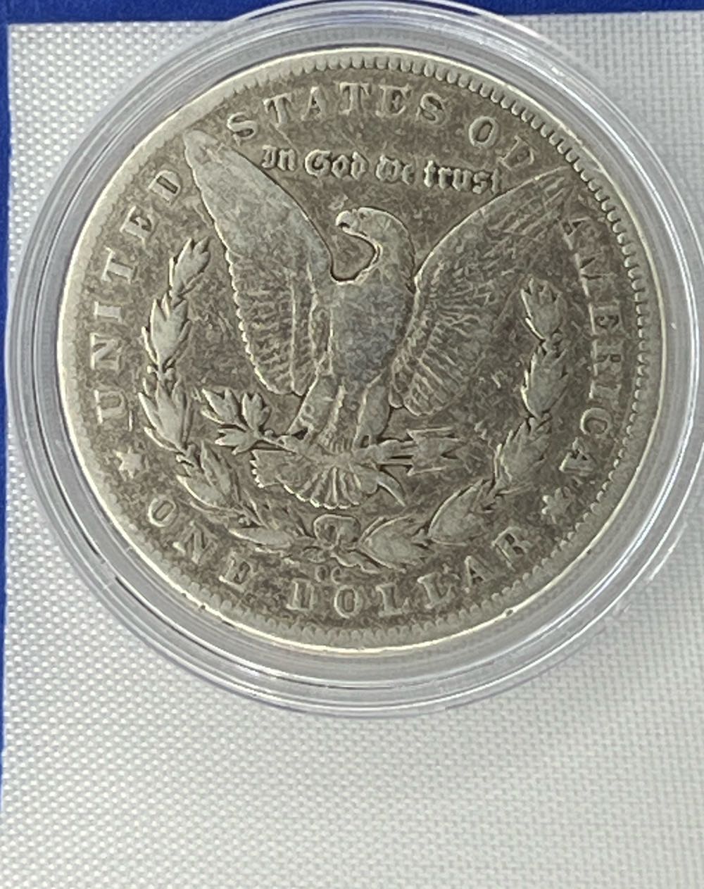 1890 CC Morgan Silver Dollar  coin collectible - Main Image 2