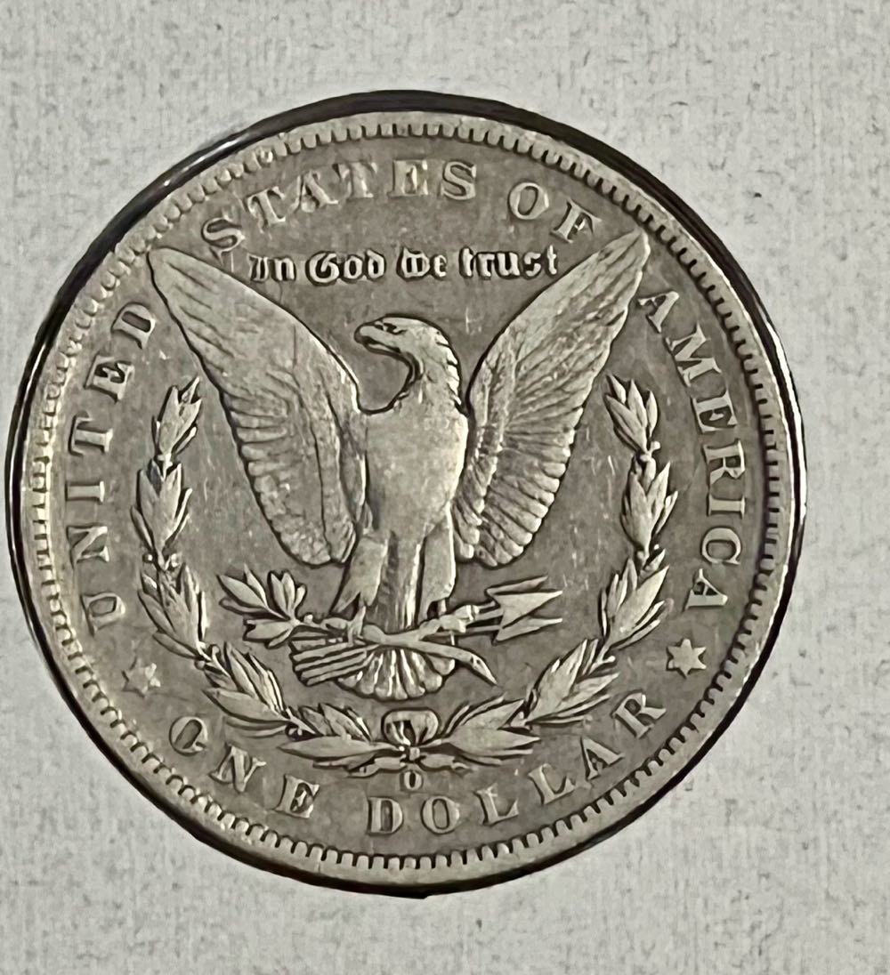1891 O Morgan Silver Dollar  coin collectible - Main Image 2