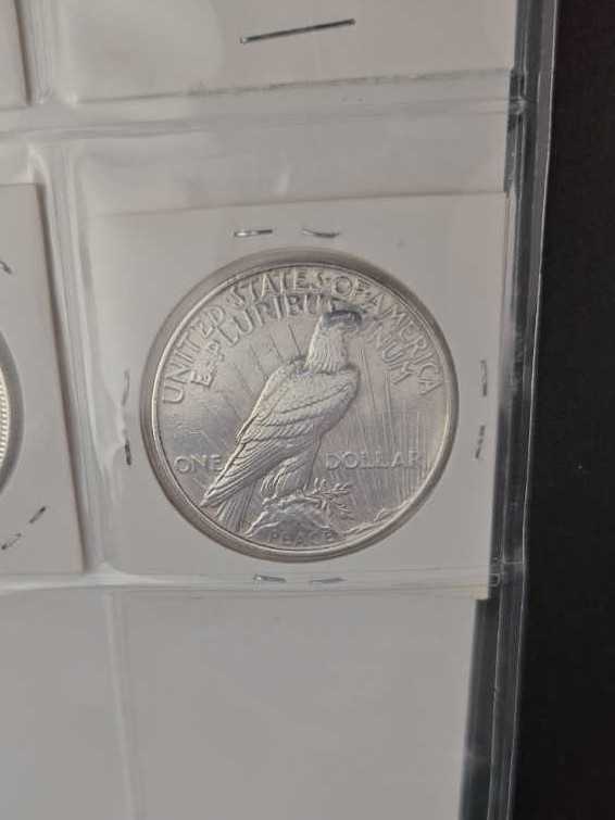 1922 Peace Dollar  coin collectible - Main Image 4